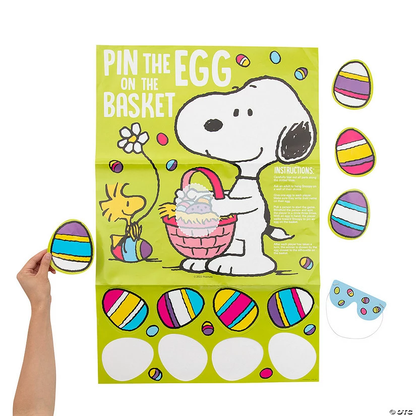 Discount ❤️ Peanuts® Pin the Easter Egg on the Basket Game ❤️ 1 Discount ❤️ Peanuts® Pin the Easter Egg on the Basket Game ❤️
