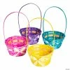 Best deal ⭐ Ribbon-Wrapped Bamboo Easter Baskets - 12 Pc. ⌛