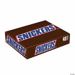 Deals ✔️ SNICKERS Full Size 🔥 Candy Bar, 1.86 oz, 48 count 🛒