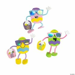 Deals ✨ Stand-Up Easter Egg Character Craft Kit - Makes 12 ✔️