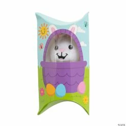 Deals 😀 Stuffed Easter Bunny in Basket Containers - 8 Pc. ✔️