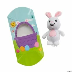 Oriental Trading Store -Oriental Trading Store stuffed easter bunny in basket containers 8 pc 13961563 a01