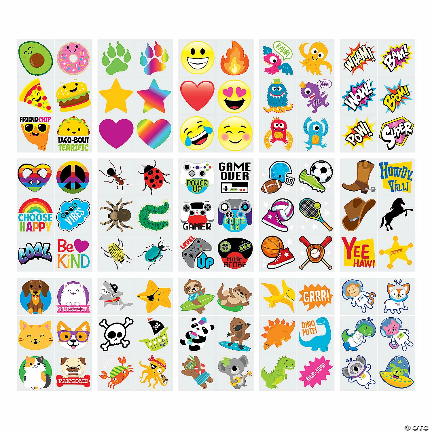 Cheap 💯 Temporary Tattoo Assortment - 720 Pc. ⭐ 1 Cheap 💯 Temporary Tattoo Assortment - 720 Pc. ⭐